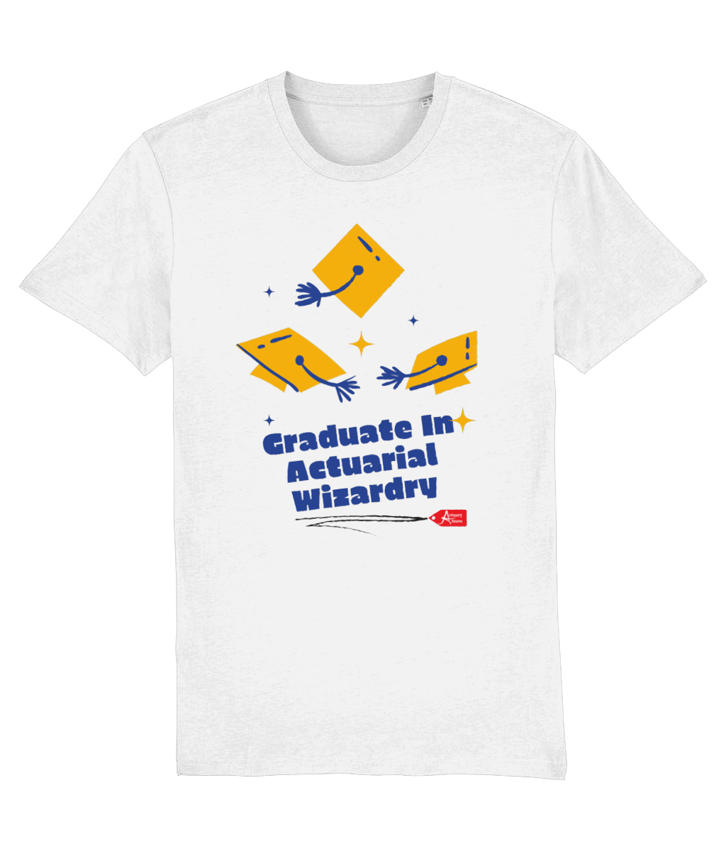 Graduate In Actuarial Wizardry White T-Shirt