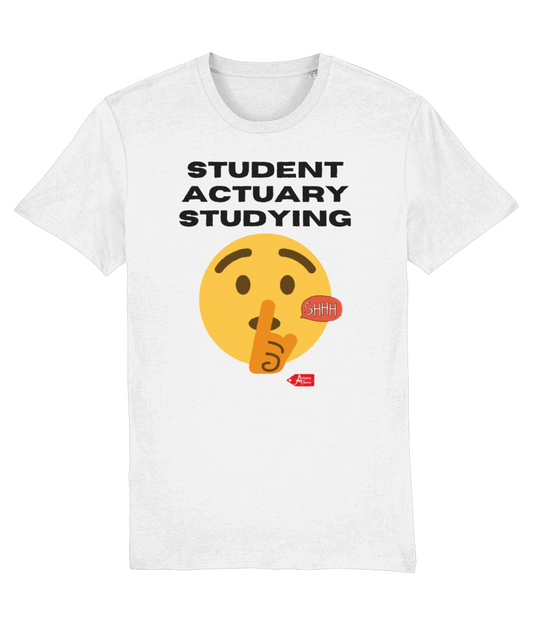 Shhh! Student Actuary Studying T-Shirt