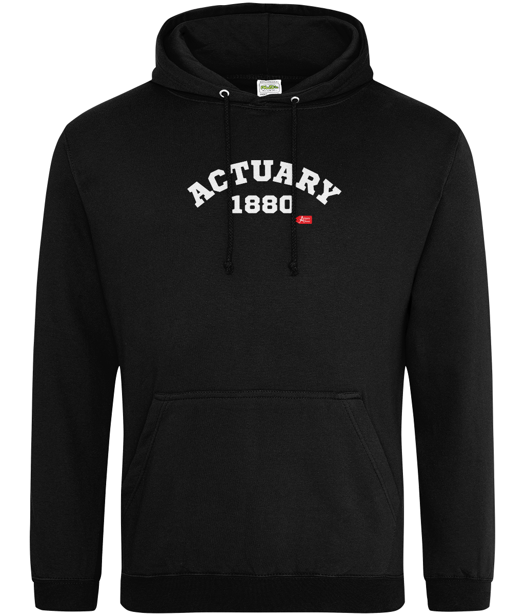 Actuary Varsity College Hoodie (Black, Green, Red, Blue Variants)