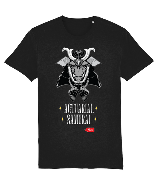 Actuarial Samurai Black T-Shirt