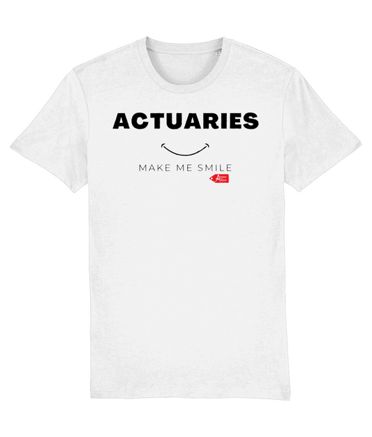 Actuaries Make Me Smile White T-Shirt