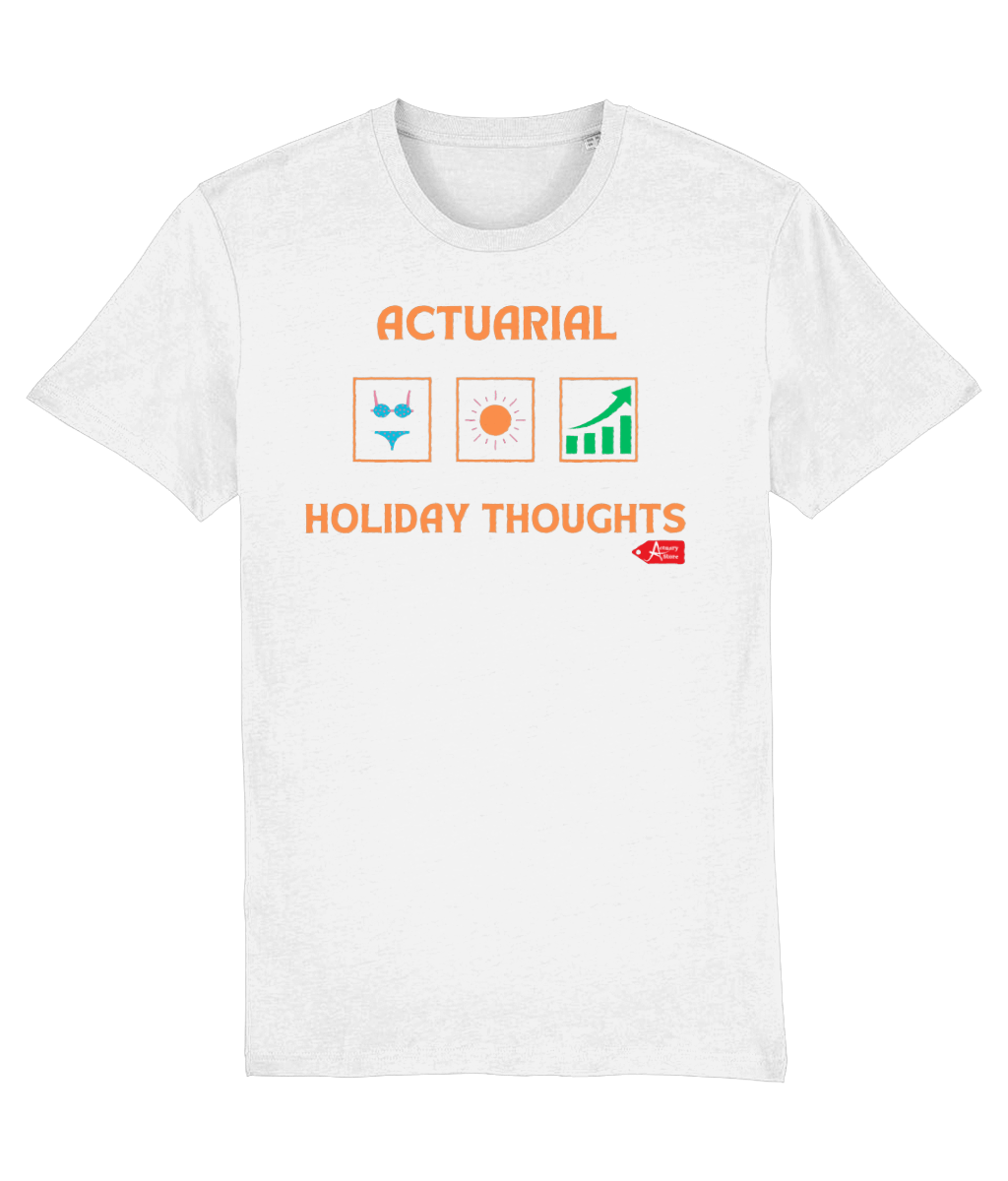 Actuarial Holiday Thoughts White T-shirt