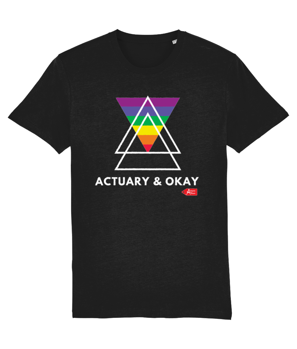 Actuary And Okay Triangle LGBT Rights Advocacy T-Shirt