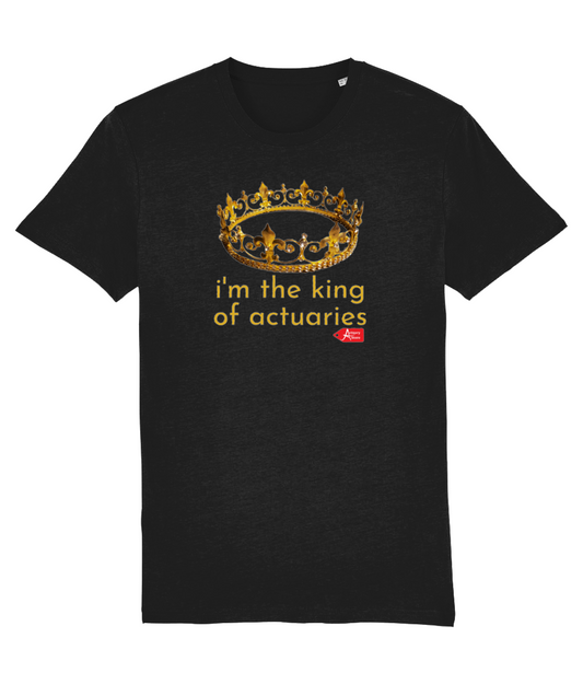 King Of The Actuaries Black T-Shirt