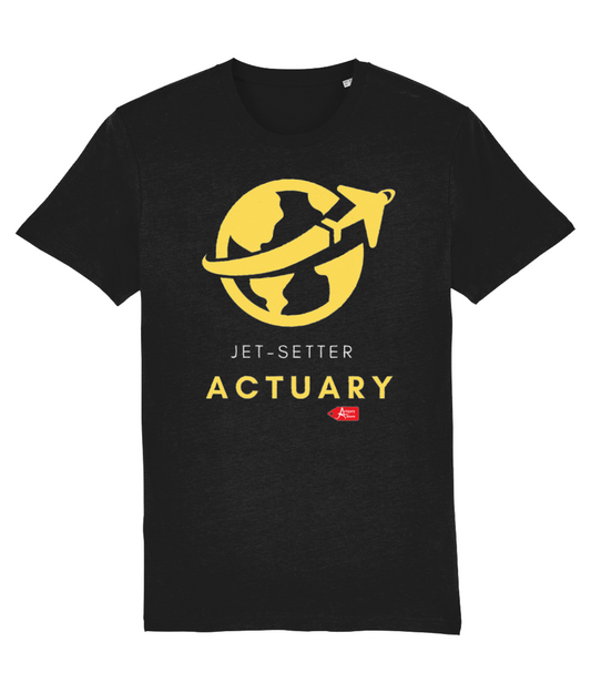 Jet Setter Actuary Black T-Shirt