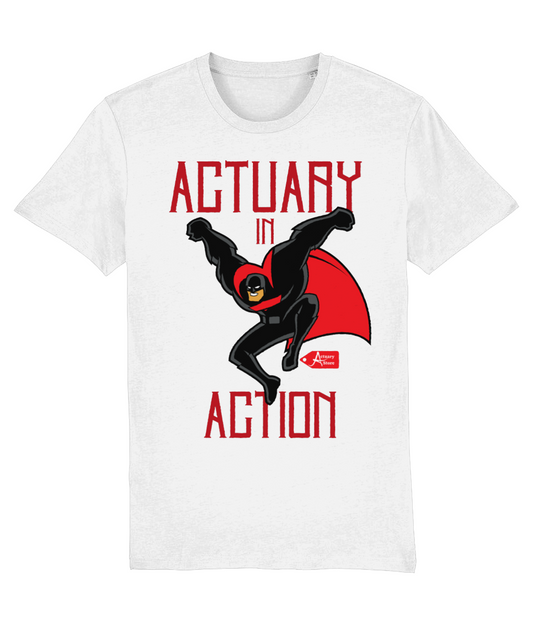 Actuary in Action White T-Shirt