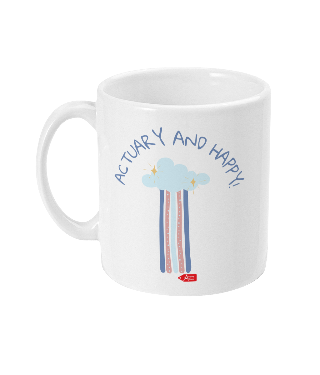 Actuary and Happy 11oz Mug