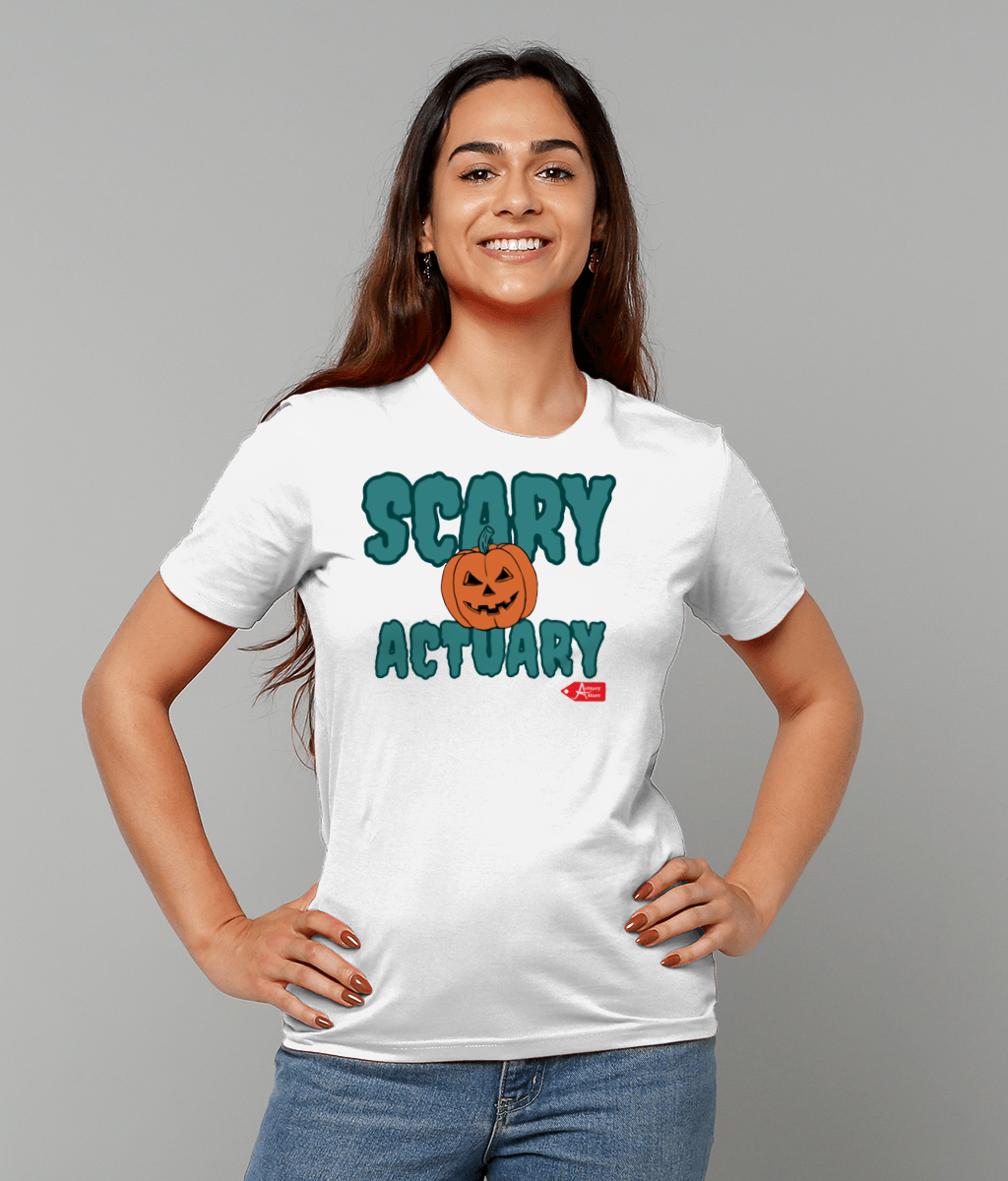 Scary Actuary Pumpkin Halloween T-shirt