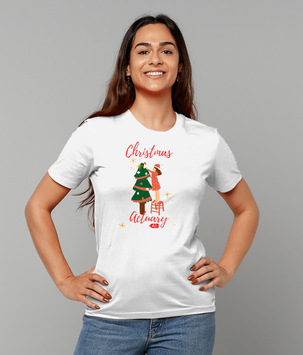 Christmas Actuary Decorating Tree T-Shirt
