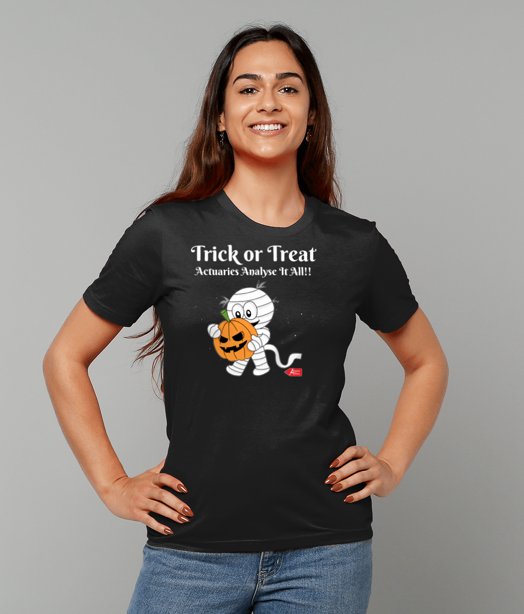 Trick or Treat Actuaries Analyse It All Halloween T-Shirt