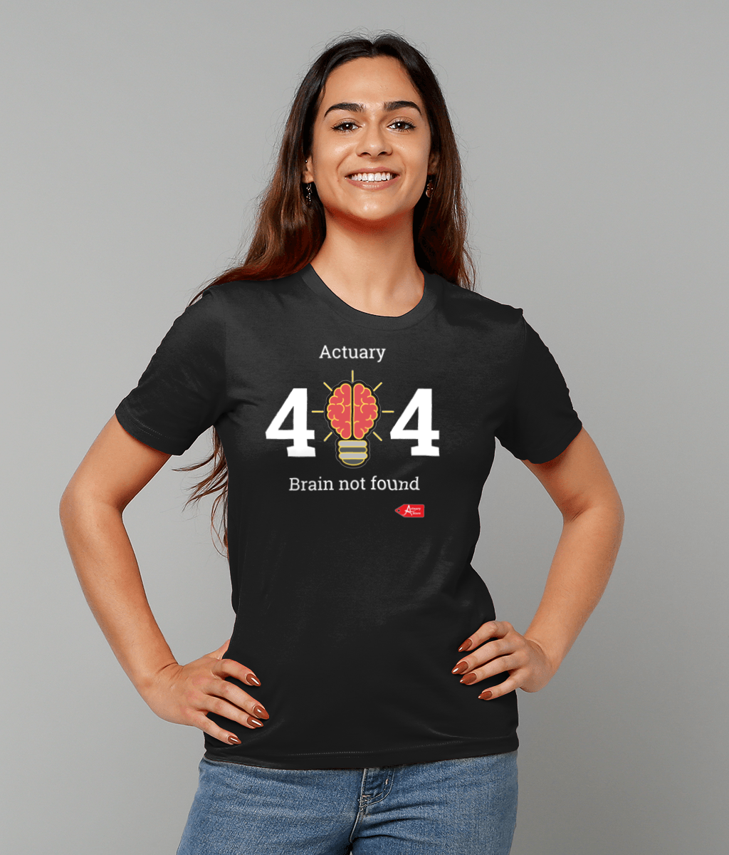 Actuary 404 Brain Not Found T-Shirt