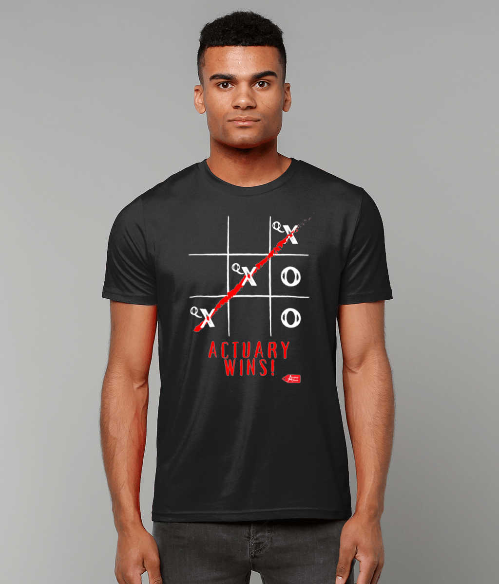 Actuary Wins Nought and Crosses Qx T-Shirt