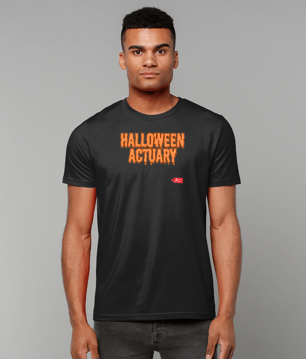 Halloween Actuary Typography T-Shirt
