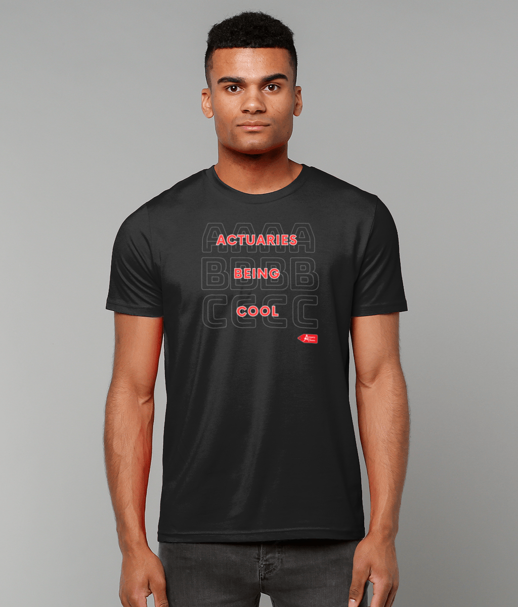 ABC - Actuaries Being Cool Black T-Shirt