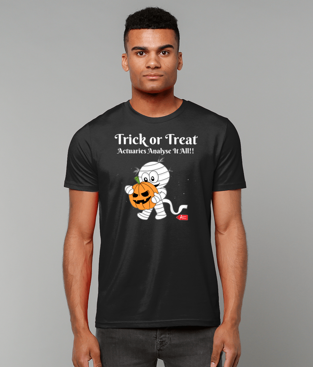 Trick or Treat Actuaries Analyse It All Halloween T-Shirt