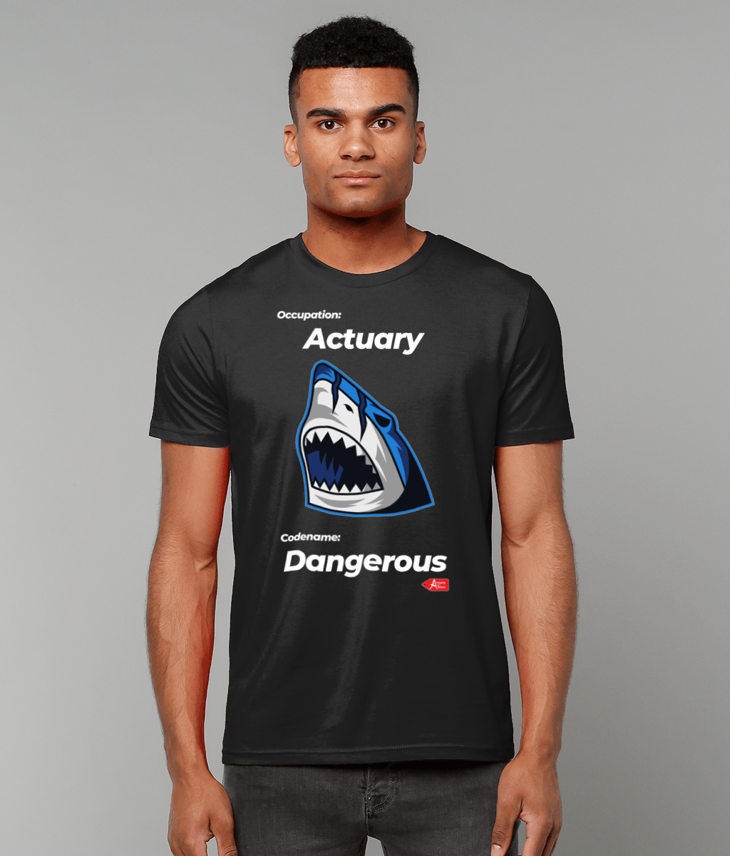 Occupation Actuary Codename Dangerous Shark T-Shirt