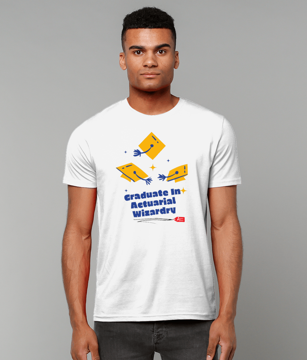 Graduate In Actuarial Wizardry White T-Shirt