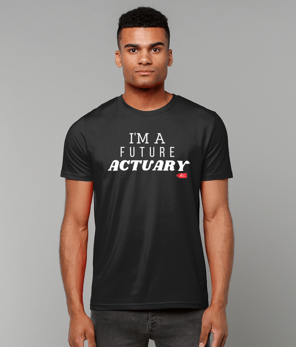 I'm A Future Actuary Black T-shirt