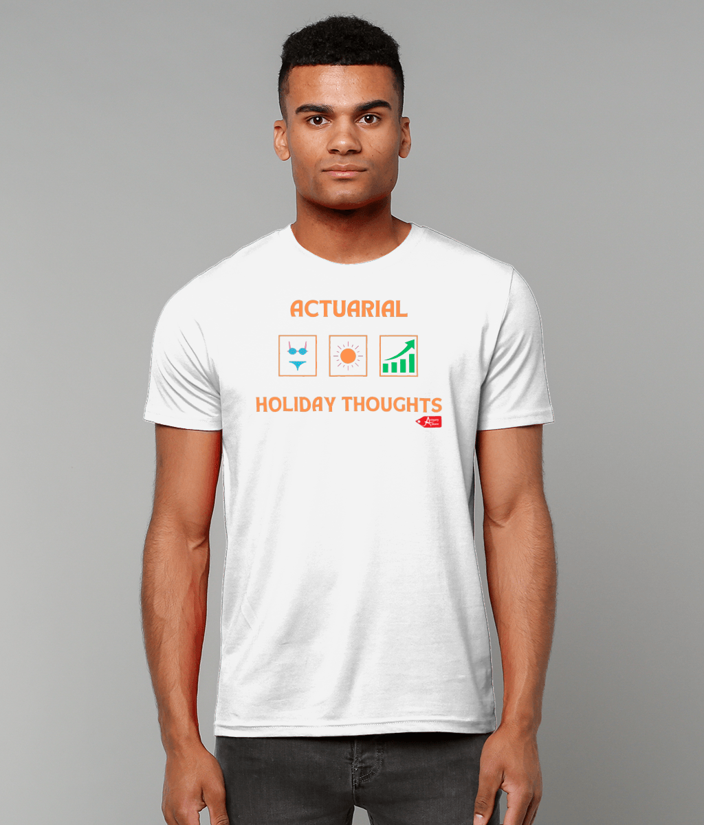 Actuarial Holiday Thoughts White T-shirt