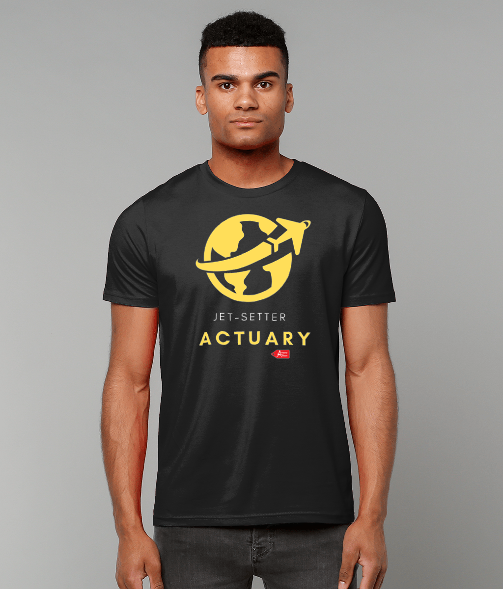 Jet Setter Actuary Black T-Shirt