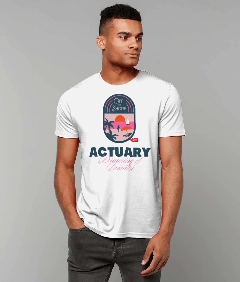 Actuary Dreaming of Paradise Off To Shore T-Shirt