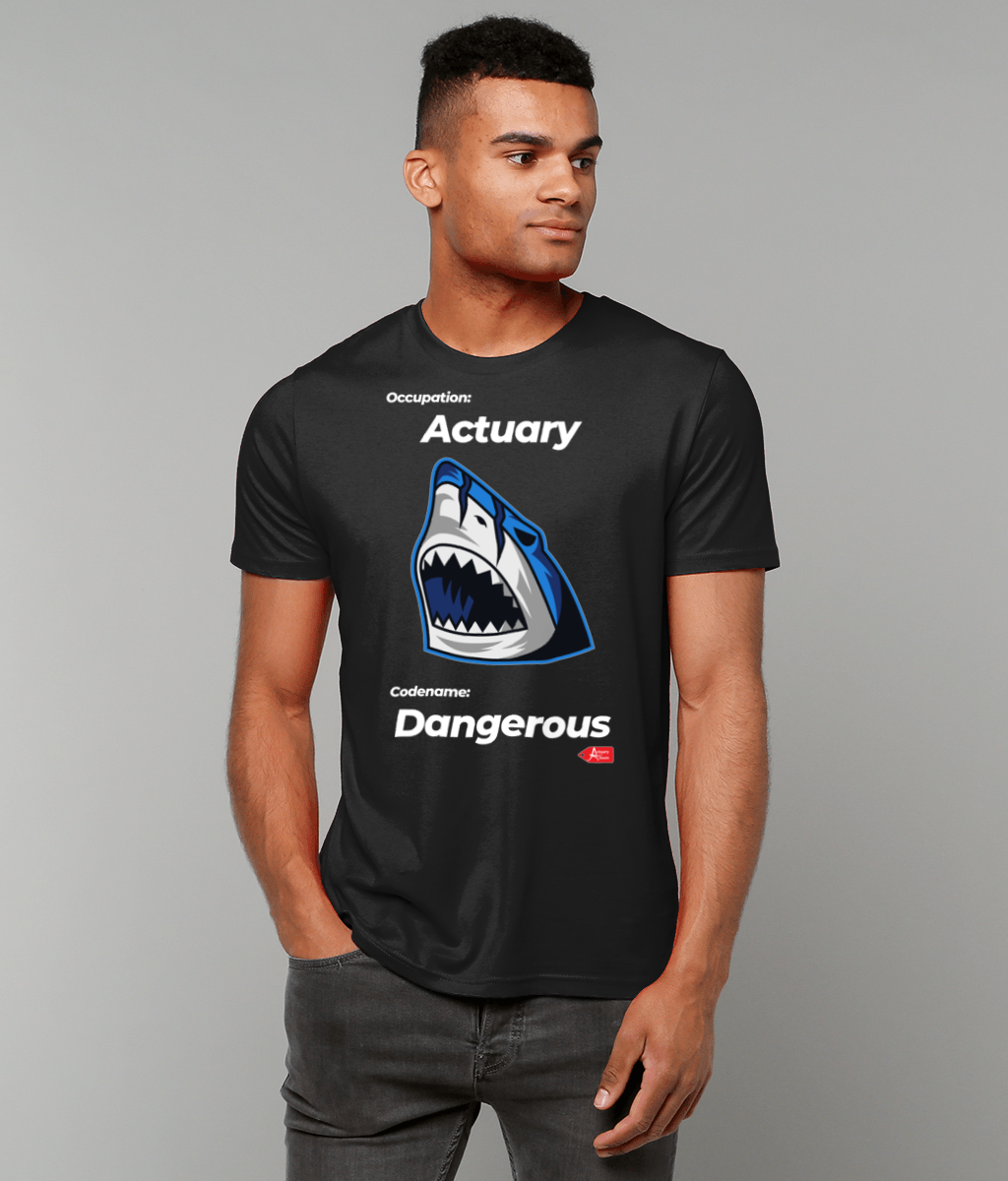 Occupation Actuary Codename Dangerous Shark T-Shirt