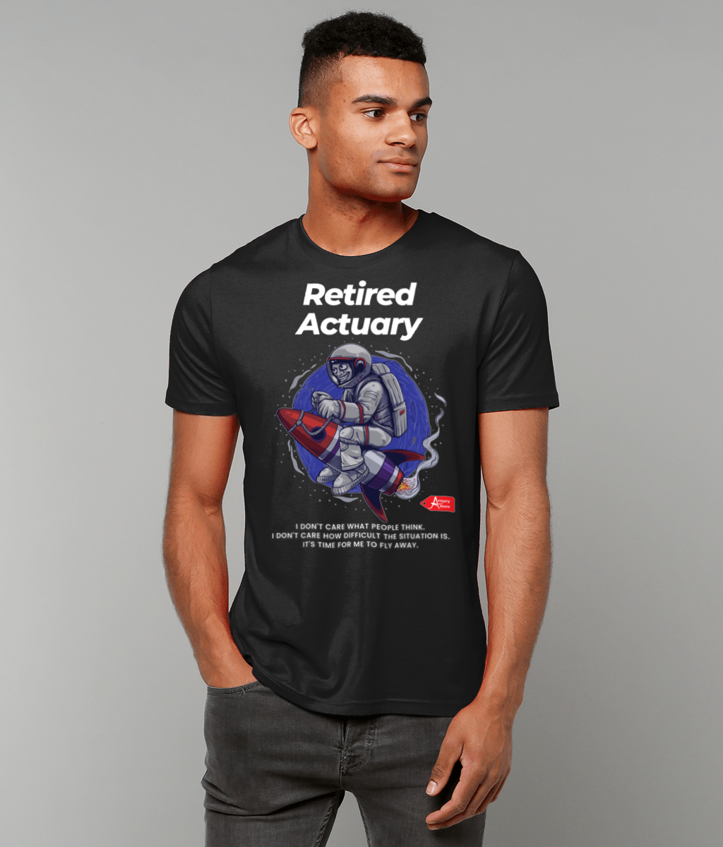 Retired Actuary Astronaut T-Shirt