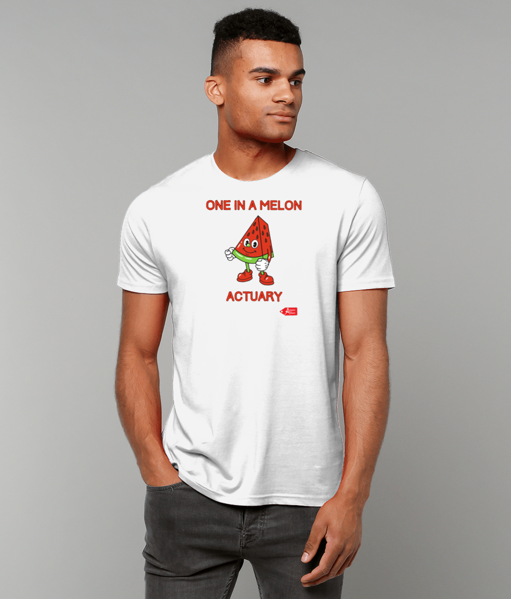 One In A Melon Actuary White T-Shirt