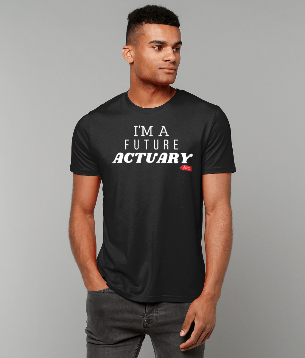 I'm A Future Actuary Black T-shirt