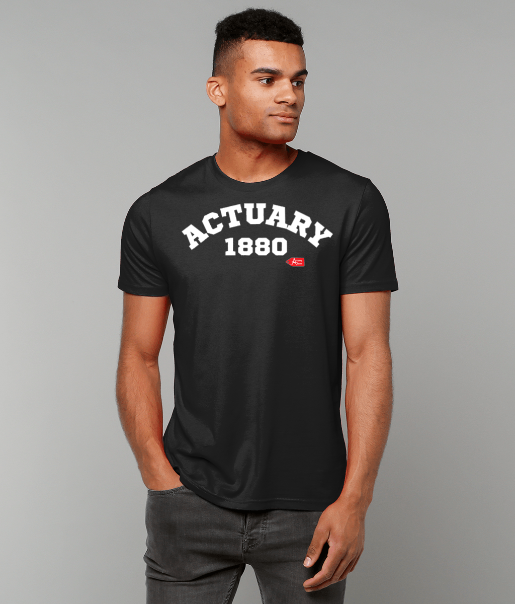 Actuary Varsity Black T-Shirt