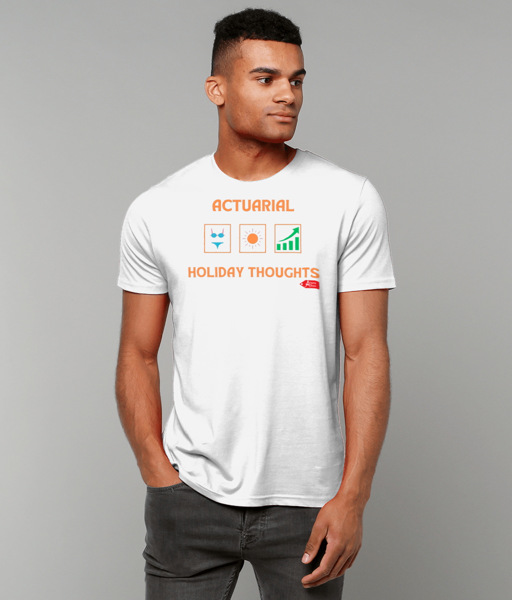 Actuarial Holiday Thoughts White T-shirt