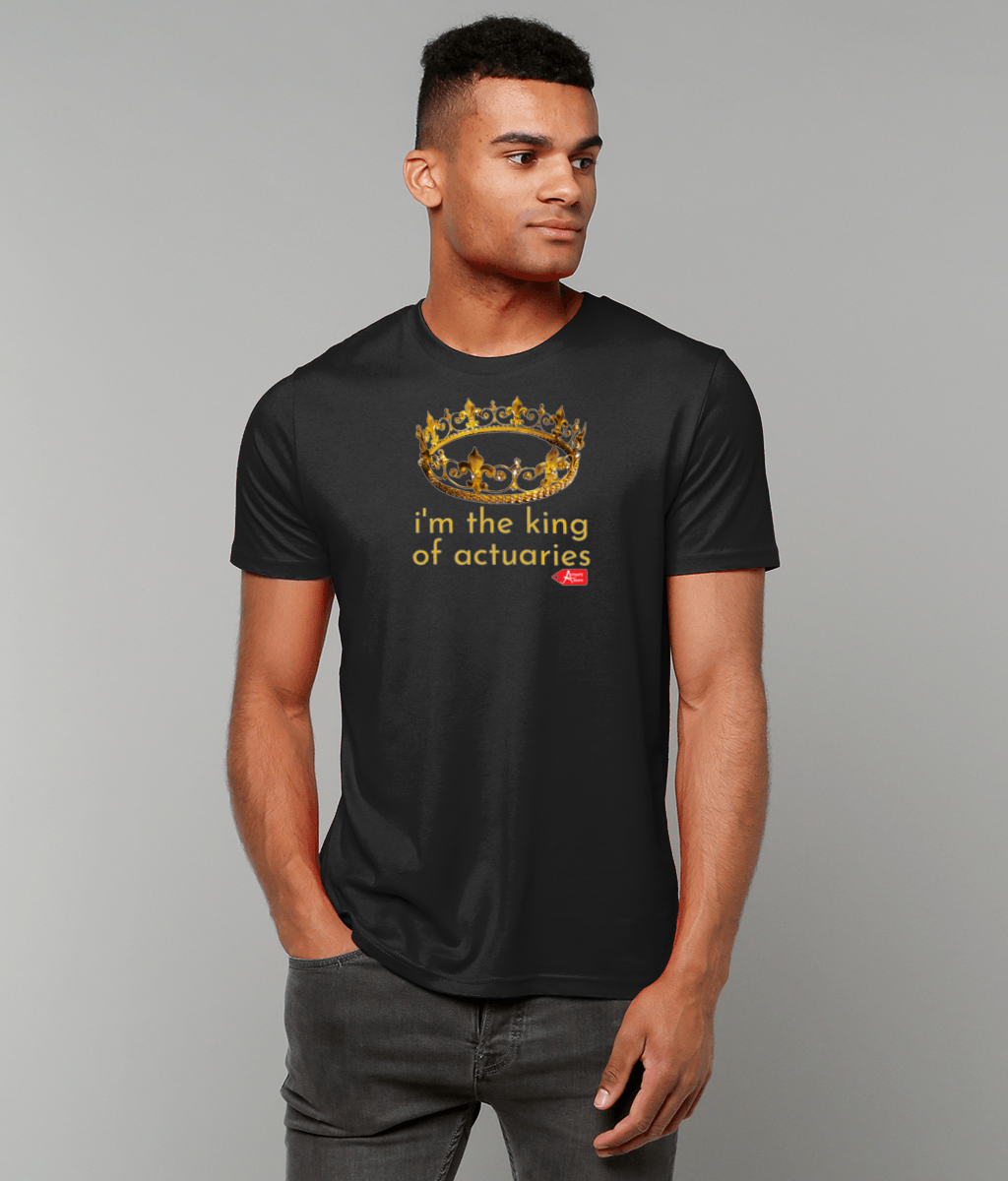 King Of The Actuaries Black T-Shirt