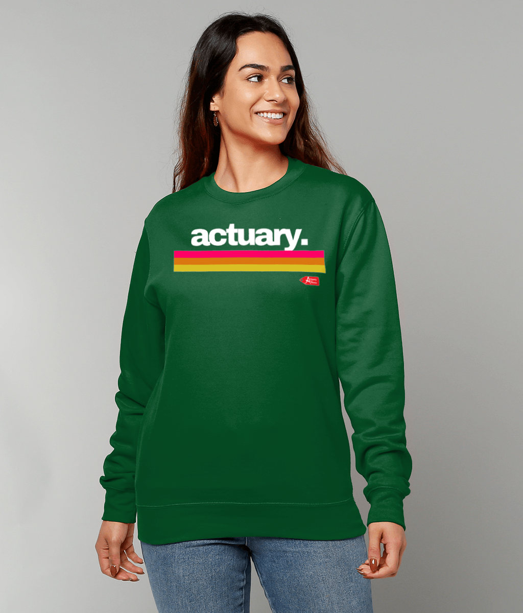 Actuary Stripes Sweatshirt (Red, Black and Green Variants)