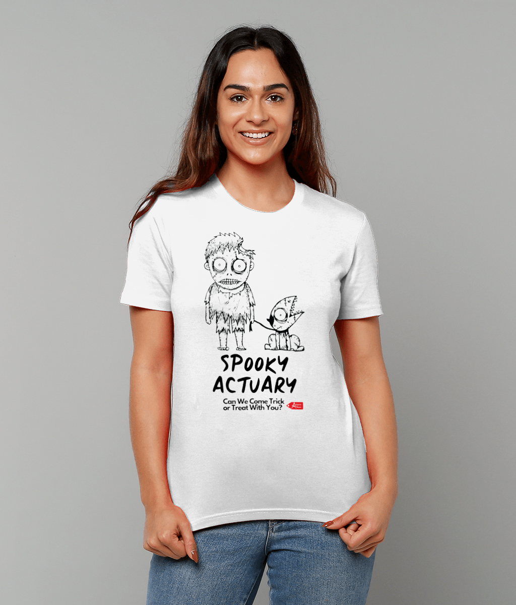 Spooky Actuary Can We Come Trick or Treating With You Halloween T-Shirt