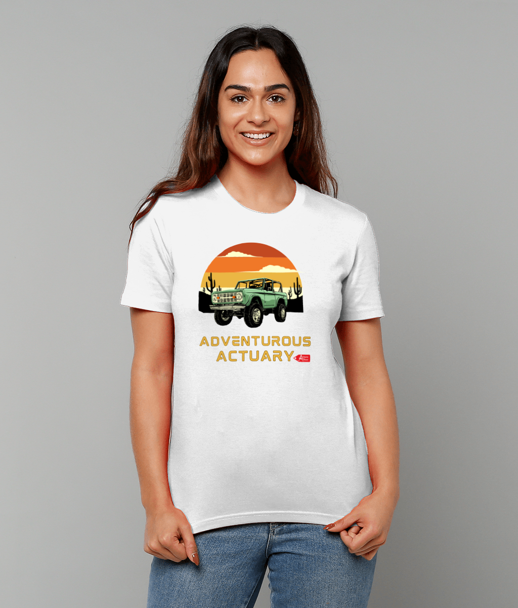 Black Yellow Simple Minimalist The Adventure T-Shirt