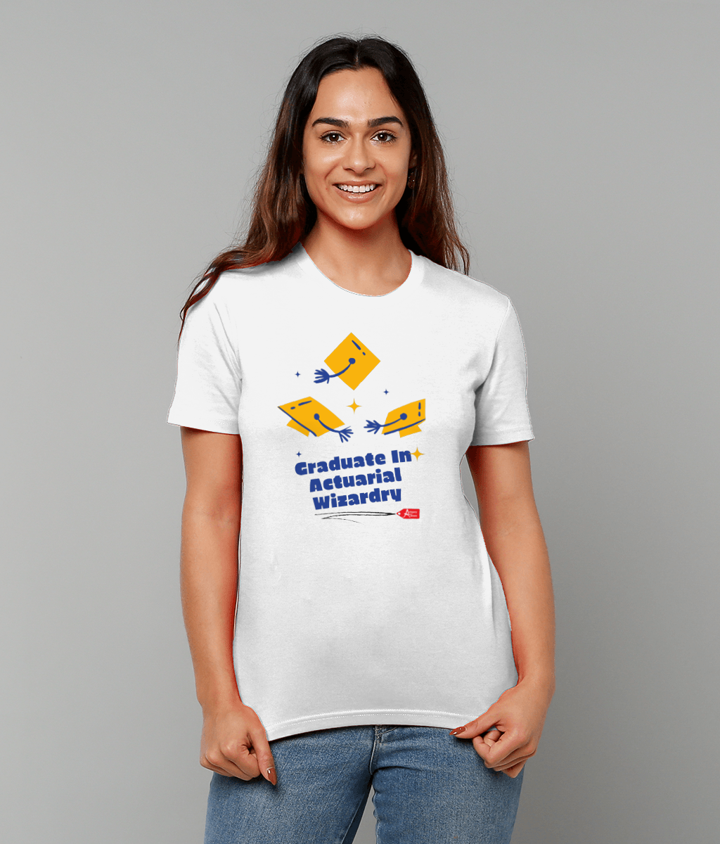 Graduate In Actuarial Wizardry White T-Shirt