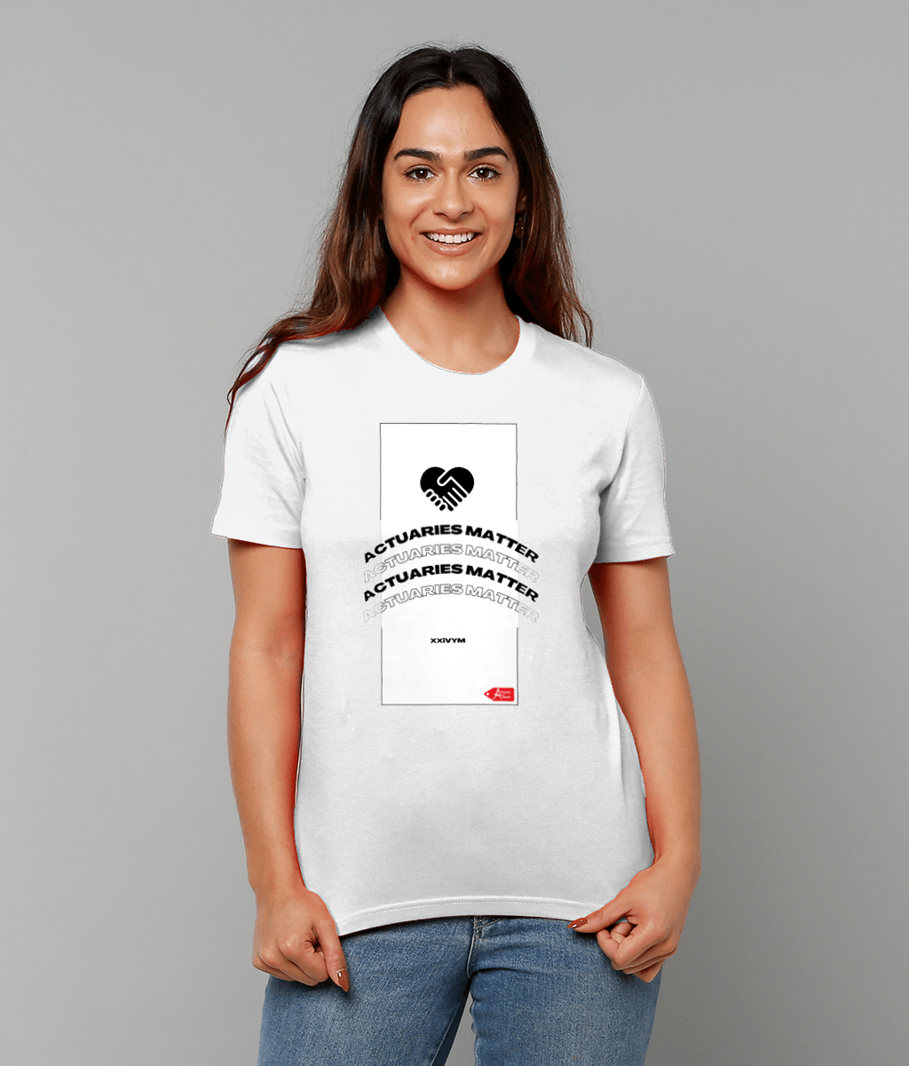 Actuaries Matter White T-Shirt