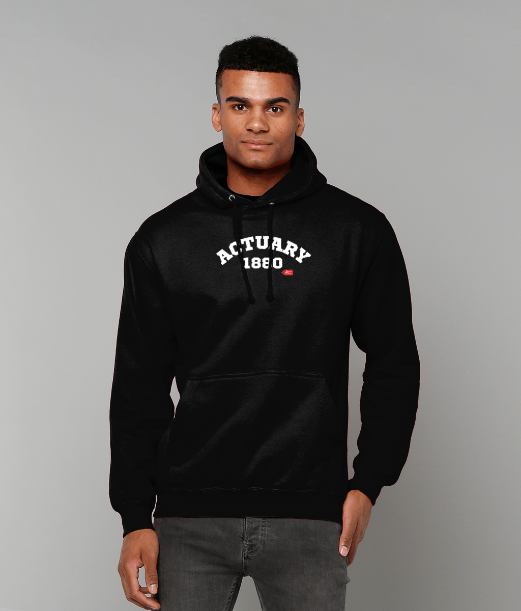 Actuary Varsity College Hoodie (Black, Green, Red, Blue Variants)