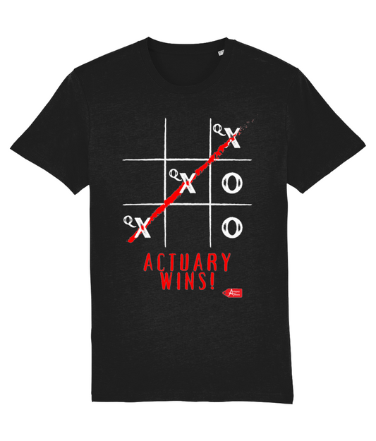 Actuary Wins Nought and Crosses Qx T-Shirt