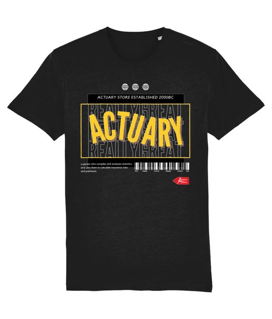 Actuary Really Great Typography T-Shirt