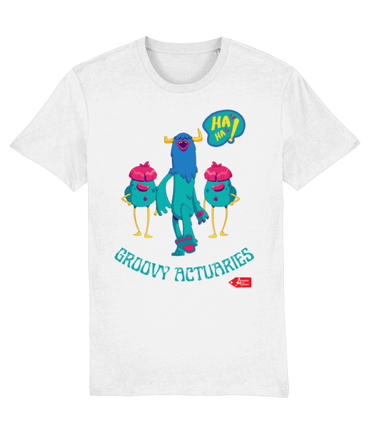 Groovy Actuaries T-Shirt (White and Black Variants)